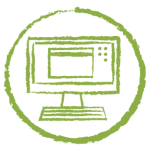 Green Computer icon